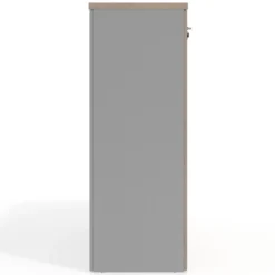 Armario de oficina Basic con puerta cerradura, medida 116x80