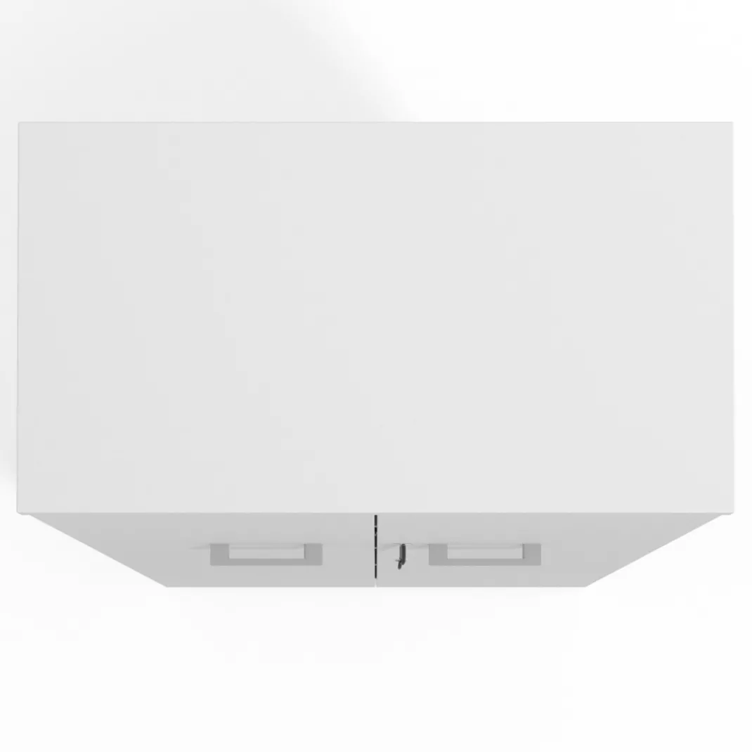 Armario de oficina Basic, medida 155x80cm con puerta
