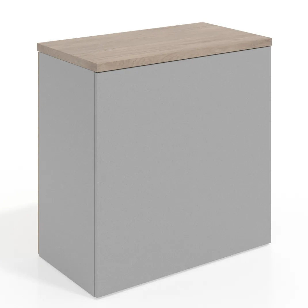 Armario de oficina Colors, medida 78x80 con puertas