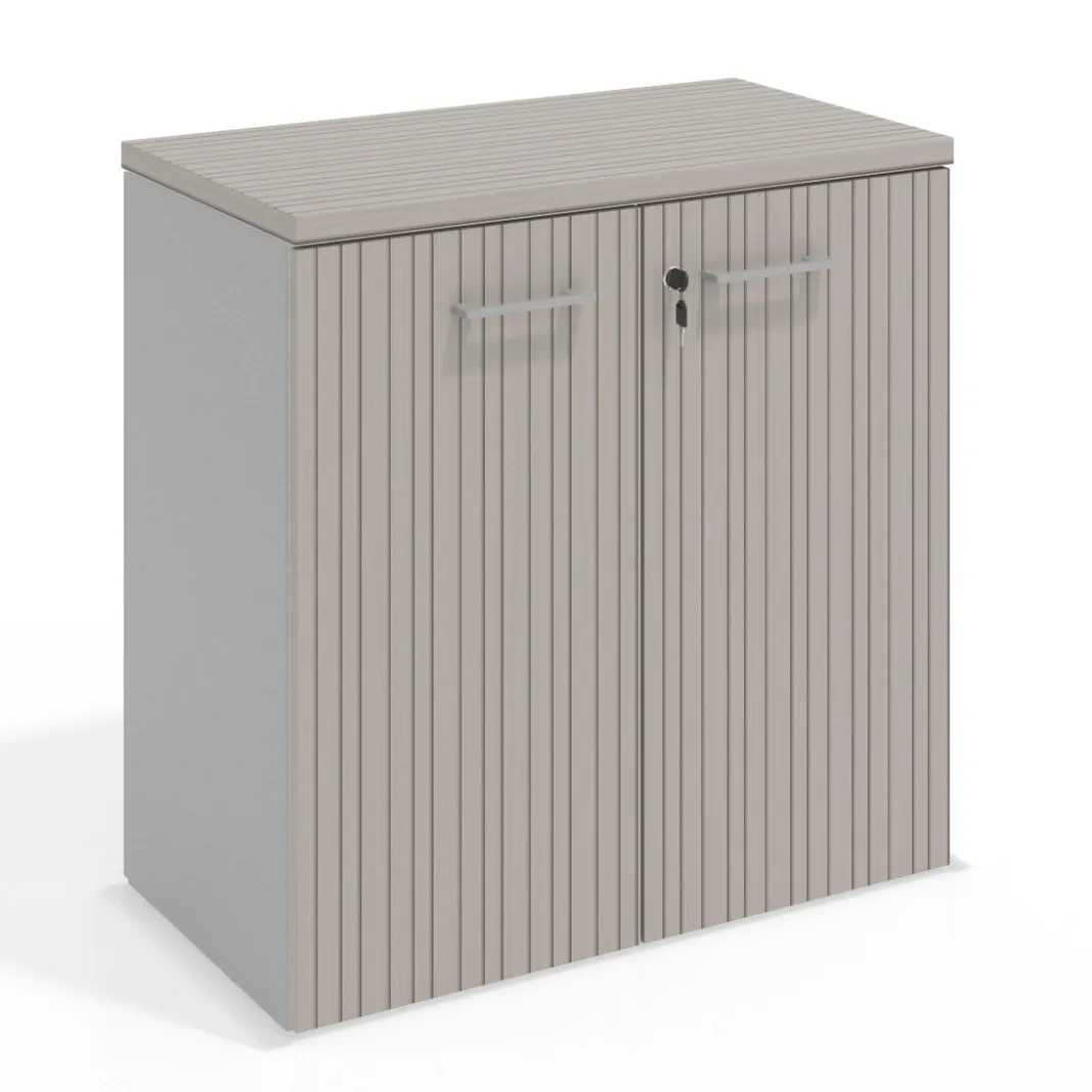 Armario de oficina Colors, medida 78x80 con puertas