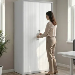 Armario de persiana Strong 185x92cm, estructura aluminio