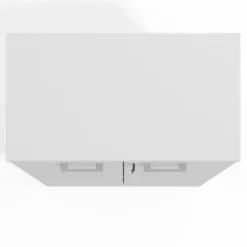 Armario de oficina Basic con puerta cerradura, medida 116x80