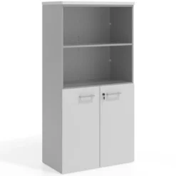 Armario de oficina Basic, medida 155x80cm con puerta baja
