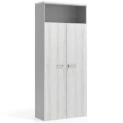 Armario de oficina Colors con puerta+ repisa, medida 236x100