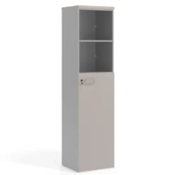 Armario de oficina Colors con puerta mediana, medida 193x50