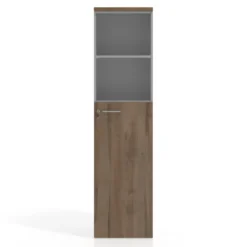 Armario de oficina Colors con puerta mediana, medida 193x50