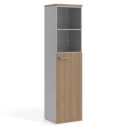 Armario de oficina Colors con puerta mediana, medida 193x50