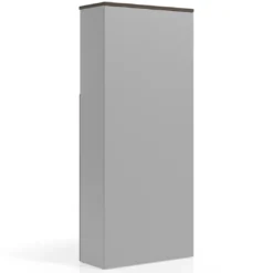 Armario de oficina Colors con puerta + estantes, medida 236x100