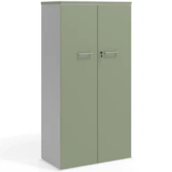 Armario de oficina Colors con puerta alta, medida 155x80