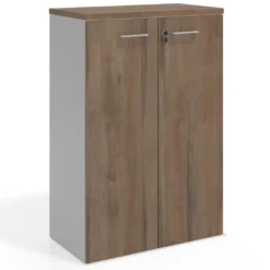 Armario de oficina Colors con puerta cerradura, medida 116x80