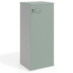Armario de oficina Colors con puerta cerradura, medida 116x50