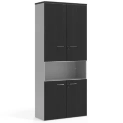 Armario de oficina Colors con doble puerta, medida 236x80