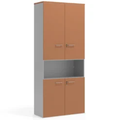 Armario de oficina Colors con doble puerta, medida 236x100