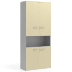 Armario de oficina Colors con doble puerta, medida 236x100