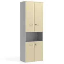Armario de oficina Colors con doble puerta, medida 236x80