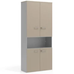 Armario de oficina Colors con doble puerta, medida 236x80