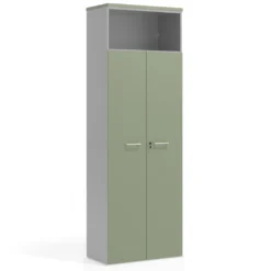 Armario de oficina Colors con puerta+ repisa, medida 236x80