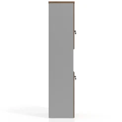 Armario de oficina Colors con doble puerta mediana, medida 193x50