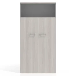 Armario de oficina Colors con doble puerta mediana, medida 193x50