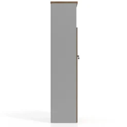 Armario de oficina Colors con doble puerta mediana, medida 193x50
