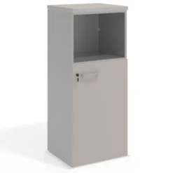 Armario de oficina Colors, medida 116x50 con puerta auxiliar