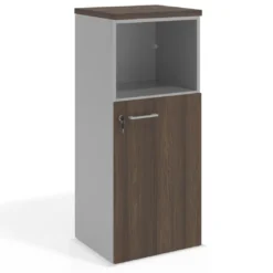 Armario de oficina Colors, medida 116x50 con puerta auxiliar