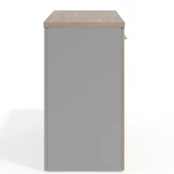 Armario de oficina Colors, medida 78x80 con puertas