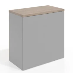 Armario de oficina Colors, medida 78x80 con puertas