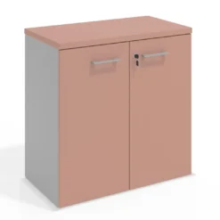Armario de oficina Colors, medida 78x80 con puertas