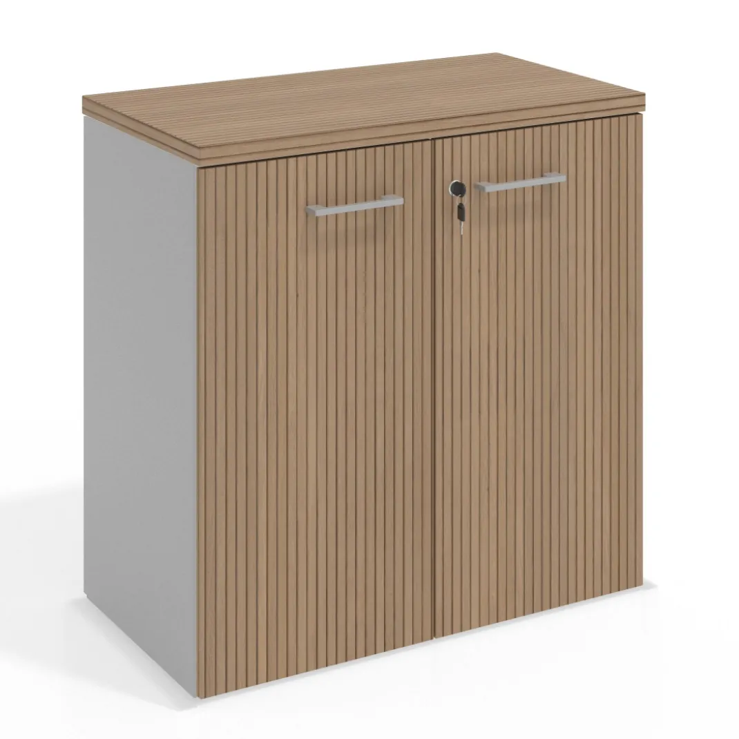 Armario de oficina Colors, medida 78x80 con puertas
