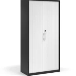 Armario de persiana Strong 185x92cm, estructura negro