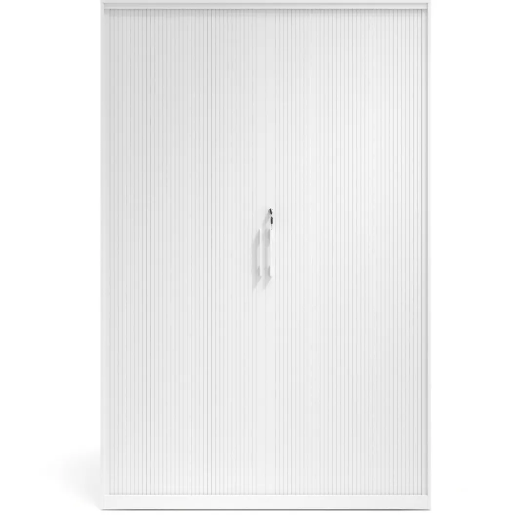 Armario de persiana Strong 185x120cm, estructura blanca