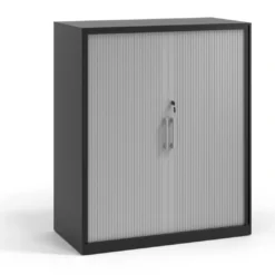 Armario de persiana Strong 109x92cm, estructura negro