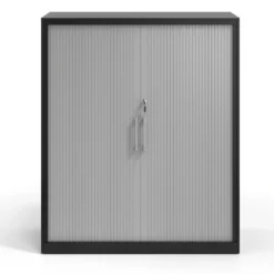 Armario de persiana Strong 109x92cm, estructura negro