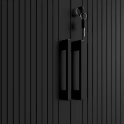 Armario de persiana Strong 109x92cm, estructura blanca