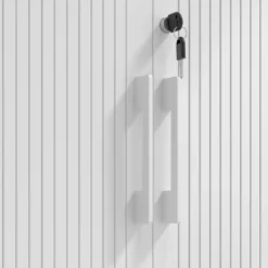 Armario de persiana Strong 109x92cm, estructura aluminio