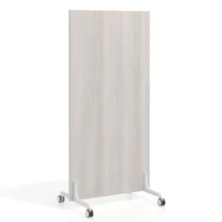 Biombo separador pared móvil Hover en melamina, posición vertical, ancho 80cm
