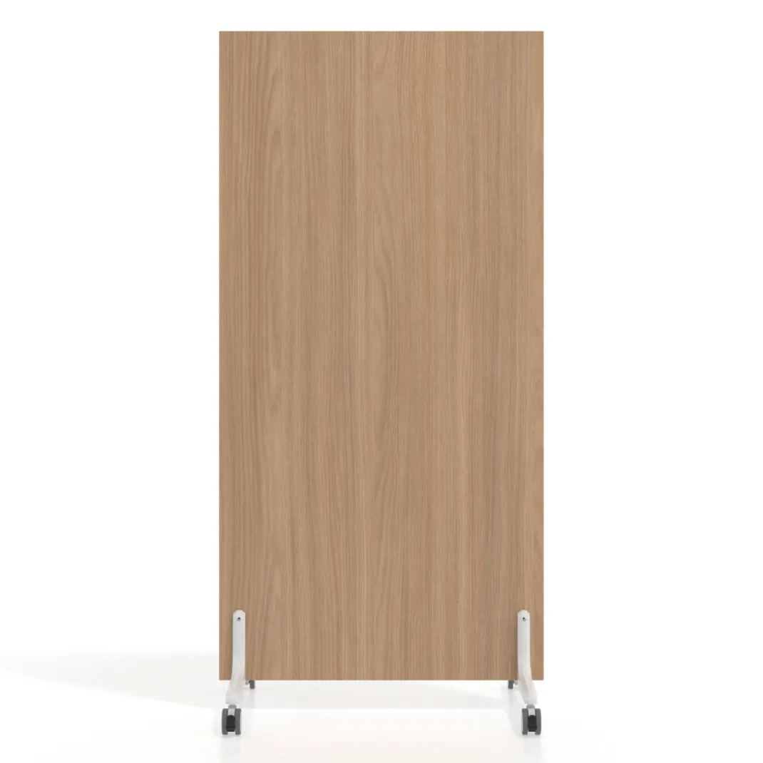 Biombo separador pared móvil Hover en melamina, posición vertical, ancho 80cm