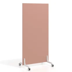 Biombo separador pared móvil Hover en melamina, posición vertical, ancho 80cm