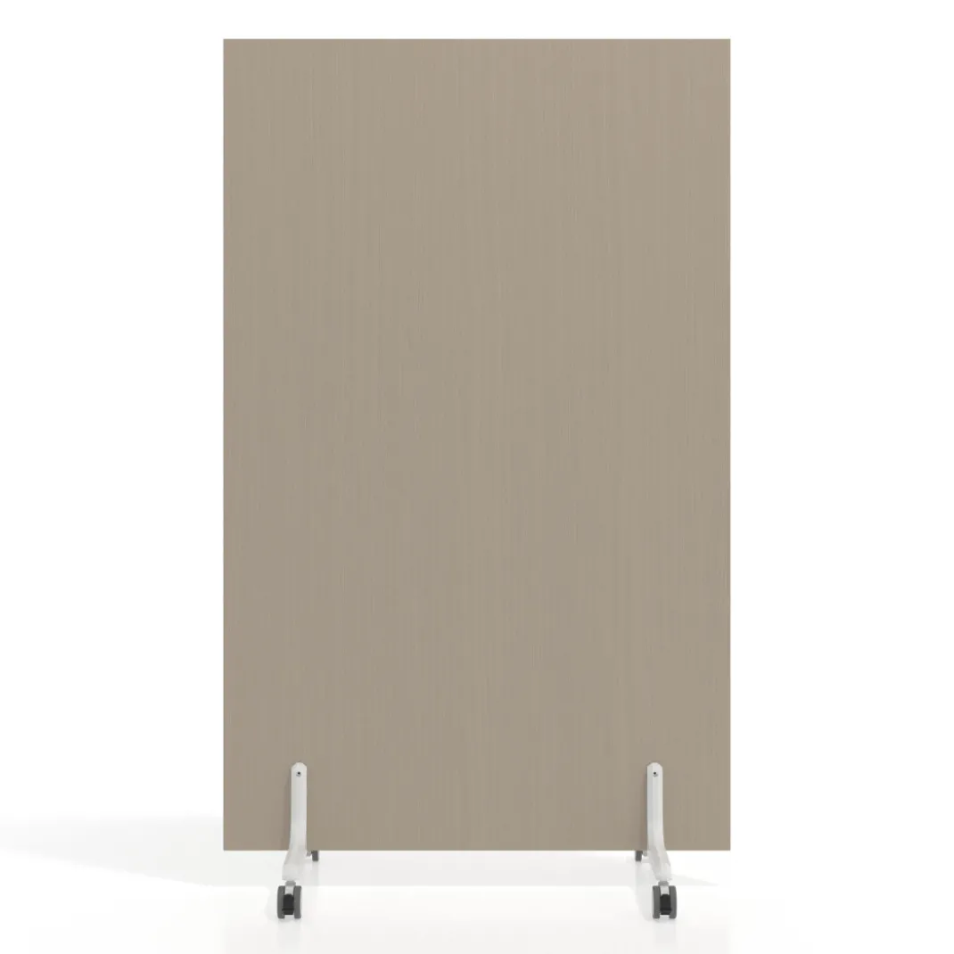 Biombo separador pared móvil Hover en melamina, posición vertical, ancho 80cm