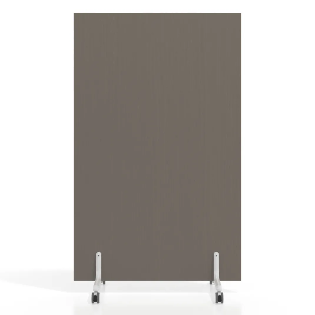 Biombo separador pared móvil Hover en melamina, posición vertical, ancho 100cm