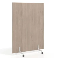 Biombo separador pared móvil Hover en melamina, posición vertical, ancho 100cm