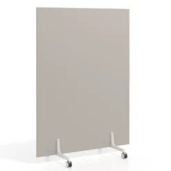 Biombo separador pared móvil Hover en melamina, posición vertical, ancho 120cm