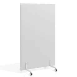 Biombo separador pared móvil Hover en melamina, posición vertical, ancho 140cm