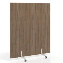 Biombo separador pared móvil Hover en melamina, posición horizontal, alto 120cm