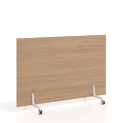 Biombo separador pared móvil Hover en melamina, posición horizontal, alto 100cm