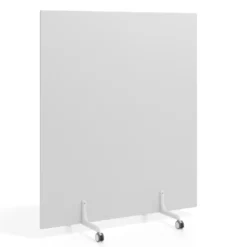Biombo separador pared móvil Hover en melamina, posición vertical, ancho 80cm