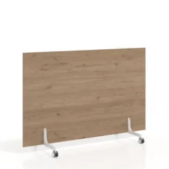 Biombo separador pared móvil Hover en melamina, posición horizontal, alto 100cm