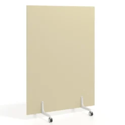 Biombo separador pared móvil Hover en melamina, posición vertical, ancho 80cm