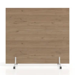 Biombo separador pared móvil Hover en melamina, posición horizontal, alto 100cm